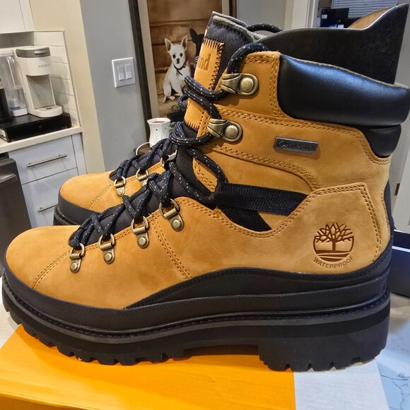 Timberland Premium 6" Waterproof Wheat Nubuck GORE-TEX VIBRAM BOOTS MENS 11 NEW - Picture 7 of 15